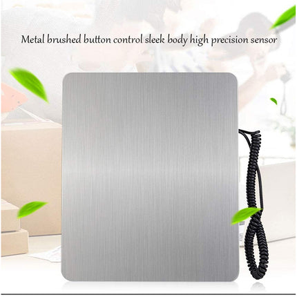 Metallic device with text on a floral background