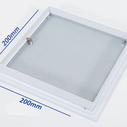 Ceiling light fixture with dimensions labeled on a white background