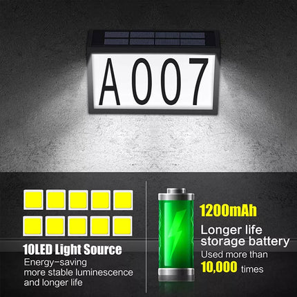 Solar House Numbers | NZ Sale