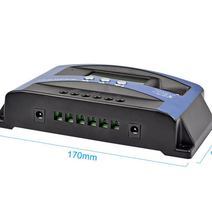 Electronic device with dimensions labeled on a white background