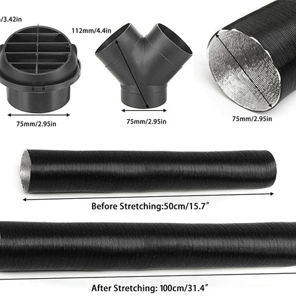 Car Parking Diesel Heater Air Duct Hose