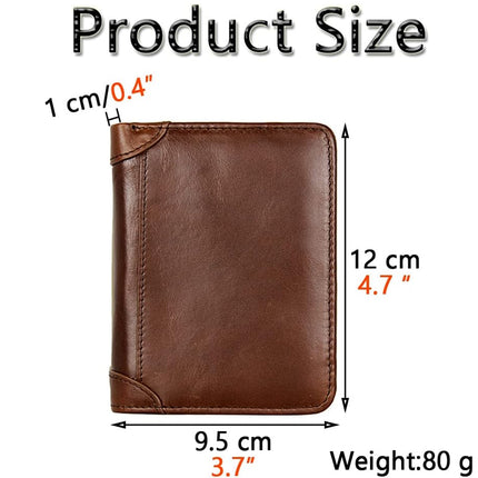 Leather Wallet RFID Card Holder | NZ Sale