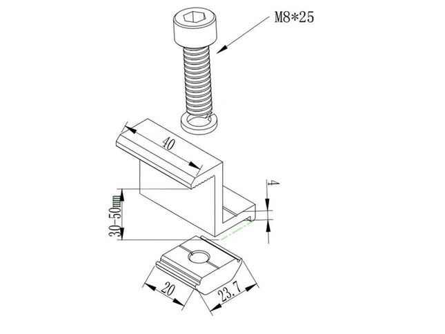 Solar Panel Mounting Kit