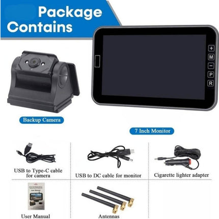 Solar Wireless Reversing Camera 2 Cams 1080P | NZ Sale