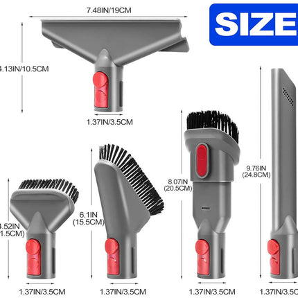 6Pcs Dyson Vacuum Accessory Set
