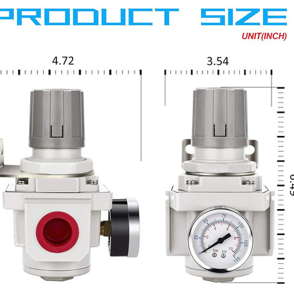 Air Pressure Regulator with Gauge | NZ Sale