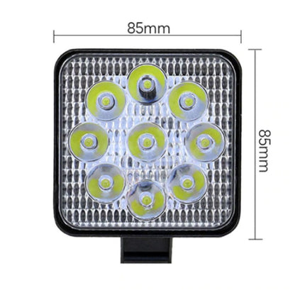 LED light bar with dimensions labeled on a white background