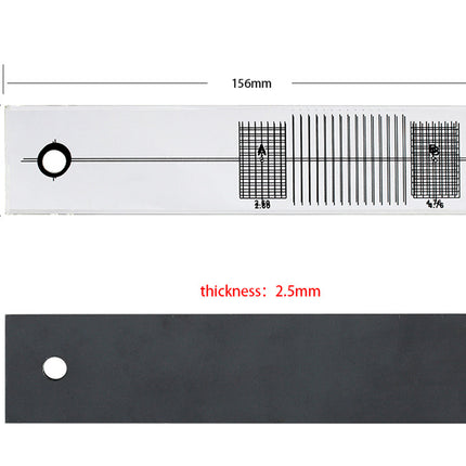 Turntable Phonograph Record Cartridge Stylus Adjustment Ruler