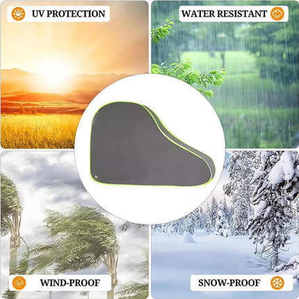 Universal Caravan Hitch Cover - Waterproof & UV-Resistant | 4-Layer Breathable Fabric | Adjustable Strap | For Trailers & RVs