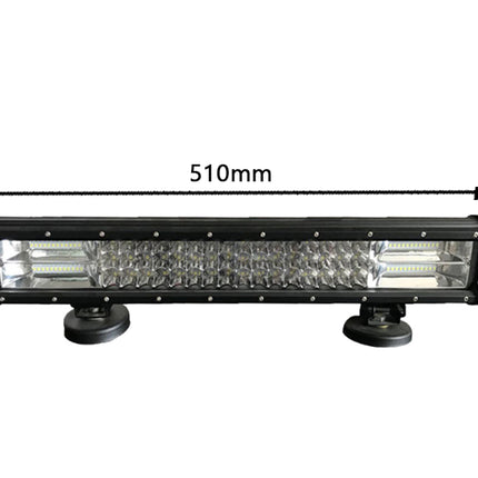 LED light bar with measurement on a white background