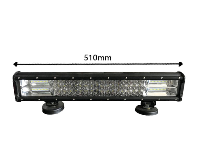 LED light bar with measurement on a white background