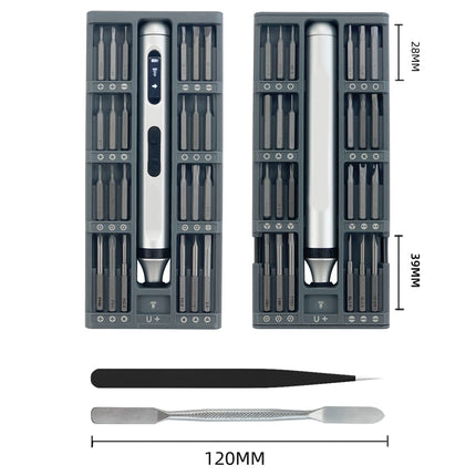 Set of screwdrivers with a white background