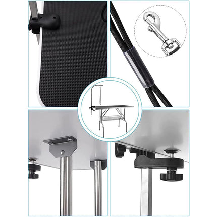 Collage of a chair with various components highlighted on a white background