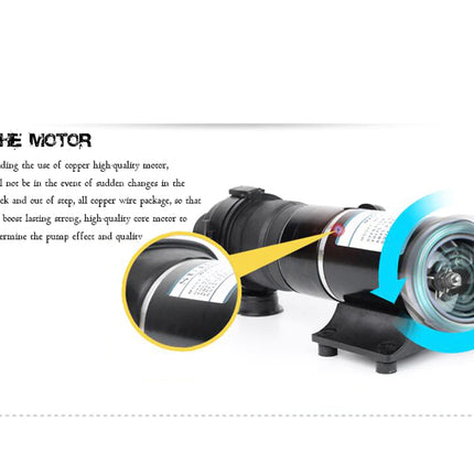 Motor illustration with labeled parts on a white background
