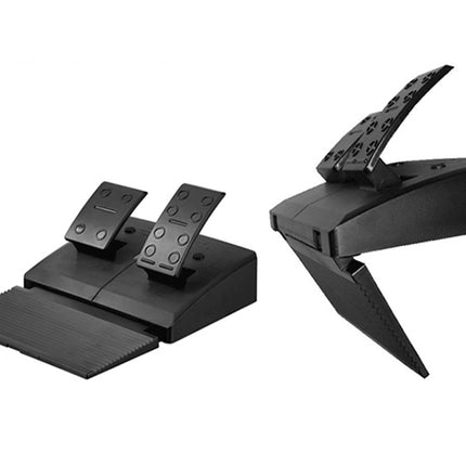 Black gaming accessory set on a white background