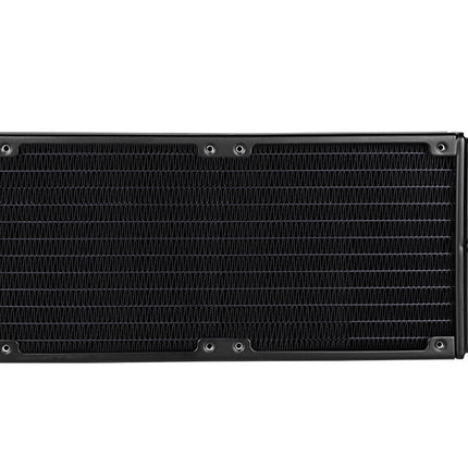 Black radiator on a white background