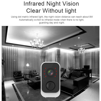 Infrared night vision device with a living room background