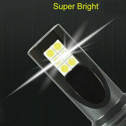 LED light bulb with 'Super Bright' text on a dark background