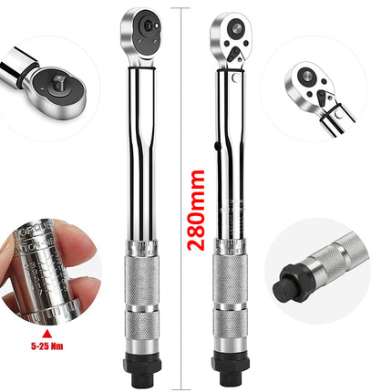 Tension wrench with interchangeable heads on a white background