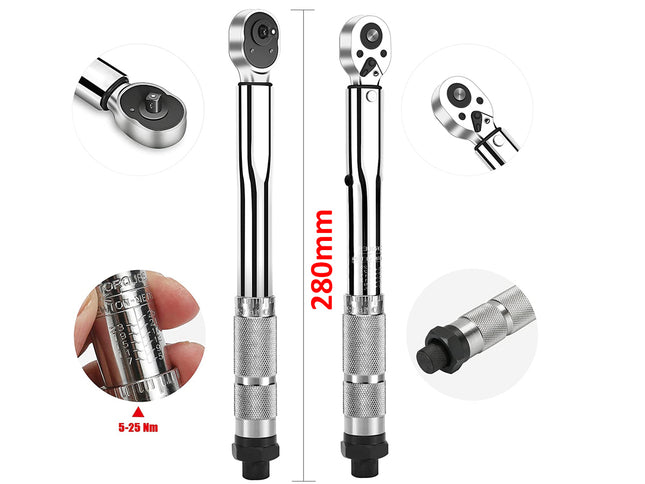 Tension wrench with interchangeable heads on a white background