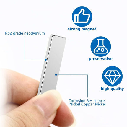 10Pcs Strong Neodymium Bar Magnets | NZ Sale