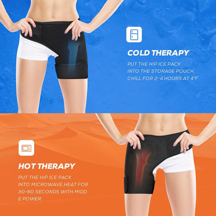 Knee Shoulder Hip Ice Pack Wrap for Hot/Cold Therapy