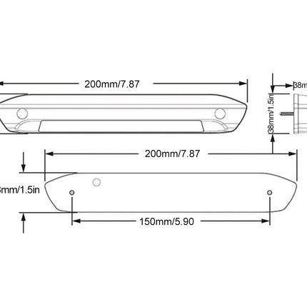 Caravan RV LED Awning Porch Light