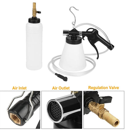Pneumatic Car Brake Fluid Bleeder Tool Brake Oil Replacement Kit
