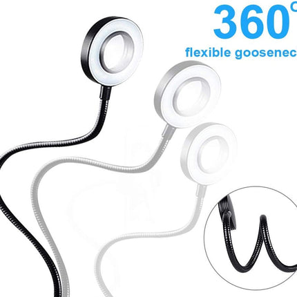 360-degree flexible gooseneck on a white background