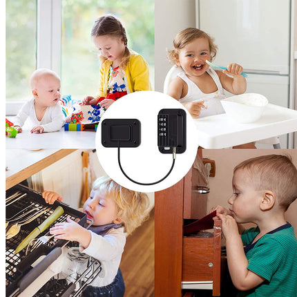 Children playing with various toys in a home setting, with a security camera icon overlay.