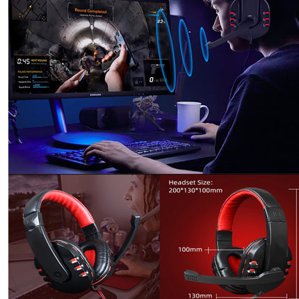 Person playing a video game with gaming headset and monitor, inset showing headset details.