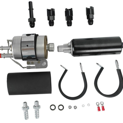 Mechanical parts and components on a white background