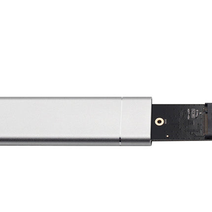 USB drive with electronic components on a white background