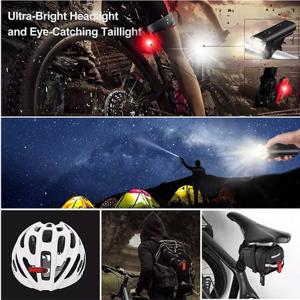 Rechargeable Bike Lights Front & Rear | NZ Sale