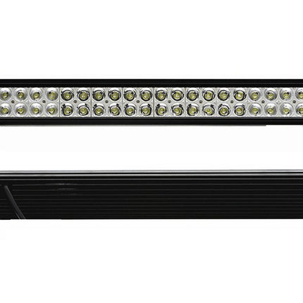 Two LED light bars on a white background