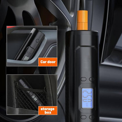 Portable Wireless Air Compressor Tyre Inflator 150PSI 6000mAh Rechargeable 12V Digital Air Pump LCD Auto Shut Off LED Light