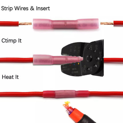Electrical Terminal Crimp Wire Connectors 480Pcs |  NZ Sale