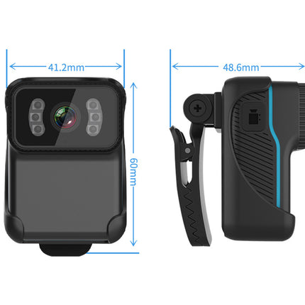 Body Worn Camera 1080P - WiFi Night Vision Waterproof| Rechargeable 150° Wide Angle Audio Loop Recording App Control