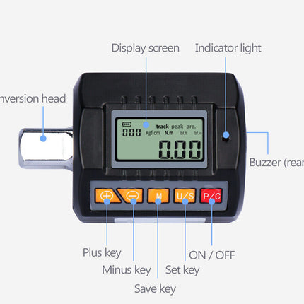 Digital device with labeled components on a white background