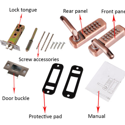 Keyless Smart Door Lock Waterproof