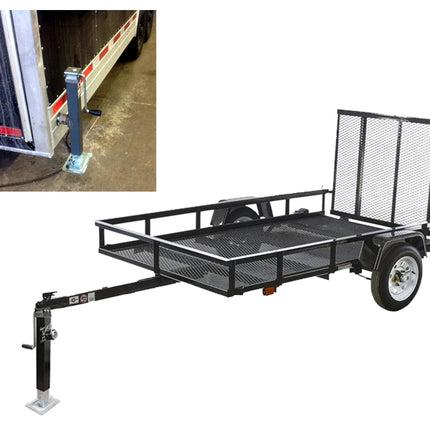 Tow bar with trailer hitch attached to a vehicle on a white background