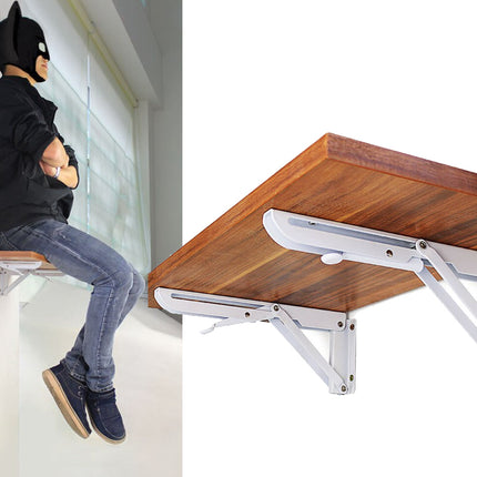 Wall Mounted Foldable Shelf Bracket 16 Inch