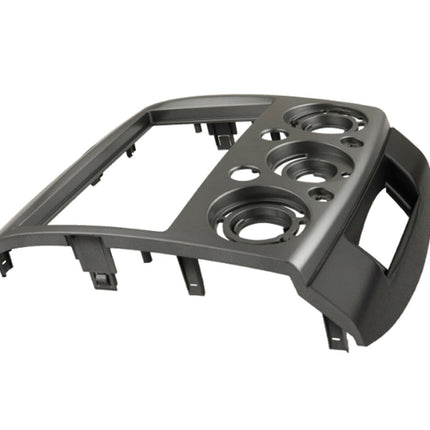 Gray metal bracket on a white background