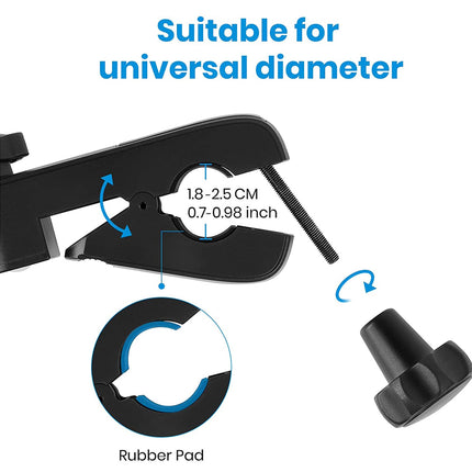 Technical diagram of a tool with measurements and text on a white background