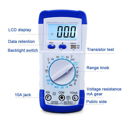 Digital Multimeter - 8 Functions | NZ Sale