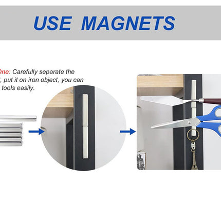 10Pcs Strong Neodymium Bar Magnets | NZ Sale
