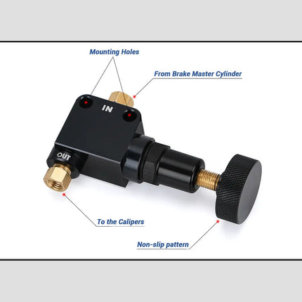 Adjustable Brake Proportioning Valve