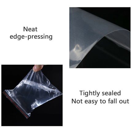 Clear plastic bag with neat edge-pressing and tightly sealed, not easy to fall out feature.
