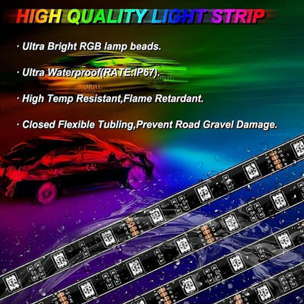 Car LED Rock Lights Underglow Kit