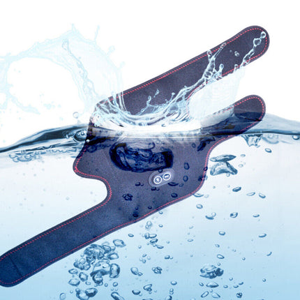 Guitar capo with water splashes on a white background